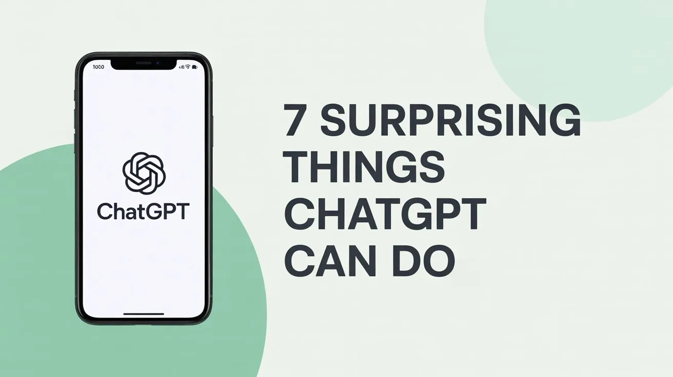 7 yllättävää asiaa chatgpt voi tehdä